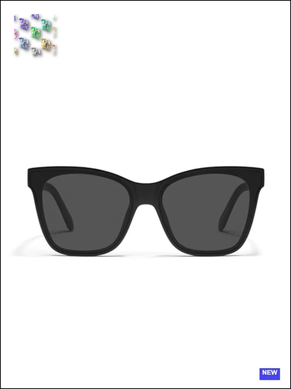 Oversized Square Sunglasses UV Protection Cat-Eye Brow